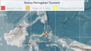 Gempa 7,7 Filipina berpotensi memicu gelombang tsunami di sejumlah wilayah