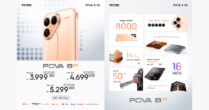 Harga dan Spesifikasi Tecno Pova 8 5G: Bawa Desain MiniLED Futuristik dan Bodi Tangguh Standar Militer