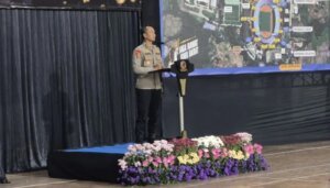 Jelang Piala Presiden Polres Cimahi Siapkan Personel Perketat Lengamanan di Stasiun Padalarang