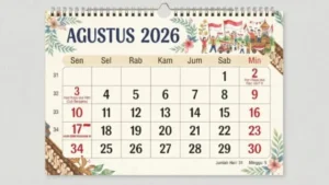 Kalender Agustus 2026