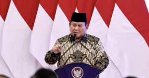 Pidato Prabowo Viral, Singgung Wartawan dengan Istilah Londo Ireng (foto: Sekertariat Negara)