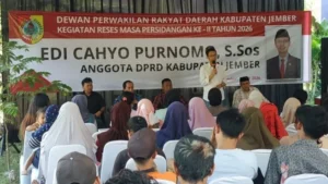 Anggota DPRD Kabupaten Jember Edi Cahyo Purnomo Ajak Warga Awasi Penyusunan APBD
