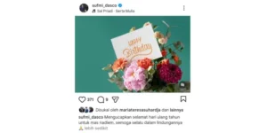 Anggota DPR Dasco Ahmad mengucapkan selamat ulang tahun kepada Nadiem Makarim
