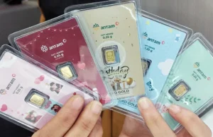 Harga emas Antam turun ke Rp2.633.000 per gram