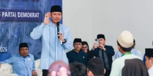 Ketua Umum Partai Demokrat Agus Harimurti Yudhoyono minta Demokrat jadi solusi bagi rakyat