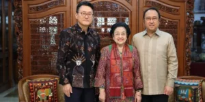 Megawati Soekarnoputri, Ketua Umum PDI Perjuangan, menerima Dubes Korea Selatan dan UEA