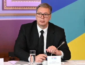 Presiden Serbia Aleksandar Vučić menolak deklarasi KTT