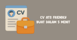 Buat CV ATS dalam 5 Menit Pakai Bantuan Gemini AI, Gini Caranya