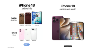 Ubah Tradisi! Ini Jadwal Rilis iPhone 18 Series dan Bocoran Spek Gahar iPhone 18 Pro Max