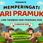 Link Twibbon Hari Pramuka 2026 Gratis dan Siap Pakai untuk di Media Sosial