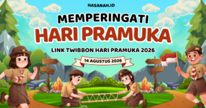 Link Twibbon Hari Pramuka 2026 Gratis dan Siap Pakai untuk di Media Sosial