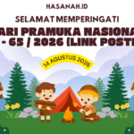 Link Poster Hari Pramuka 2026 yang Bisa Diedit Sesuka Hati