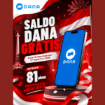 Saldo DANA Gratis Edisi Kemerdekaan 17 Agustus 2026, Cek di Sini