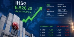 IHSG 6.526,30 Menguat dan Penguatan Cukup Merata di BEI 3