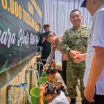 Dandim 0609 Cimahi Hadiri Peresmian Titik Air Bersih Di Desa Kertawangi, Kabupaten Bandung Barat