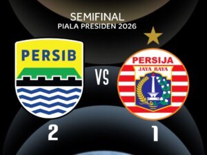 Persib Bandung Melaju Ke Babak Final Usai Menang Tipis 2-1 Melawan Persija Jakarta
