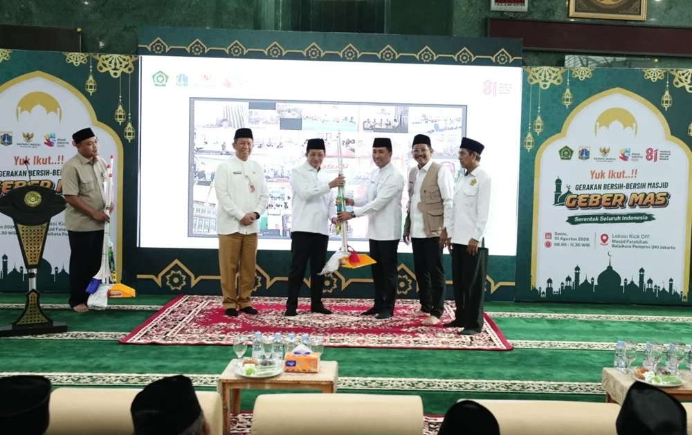 Kemenag meluncurkan Geber Mas 2026 di 50 ribu masjid 1 Kemenag meluncurkan Geber Mas 2026 di 50 ribu masjid