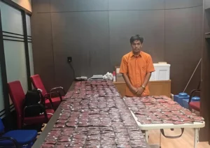 Bareskrim Polri Tangkap Kurir Pembawa 857 Etomidate di Dumai