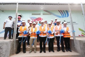 Pertamina NRE meluncurkan PLTS 1 MWp di Pulau Sembur.