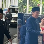 Prabowo Subianto dan Mantan Presiden Jokowi Hadiri Pernikahan Kasespri di JCC Jakarta
