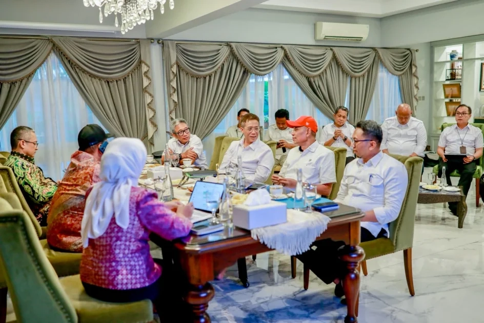 Wamensos Agus Jabo dan Kepala Bappenas Rachmat Bahas Bencana 1 Wamensos Agus Jabo dan Kepala Bappenas Rachmat Bahas Bencana