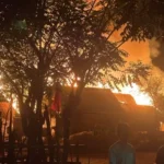 Kampung Sade Terbakar, Warga Mengungsi ke Kopdes Merah Putih