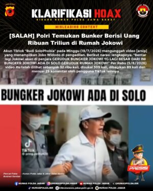 Sebuah video yang menampilkan Presiden ke-7 Republik Indonesia Joko Widodo atau Jokowi di ruang pengadilan beredar di media sosial TikTok.