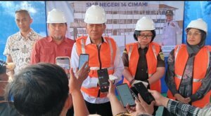 ‎Groundbreaking SMP Negeri 14 Kota Cimahi, Pemkot Kucurkan 4,2 M Dengan Target Rampung Bulan Desember